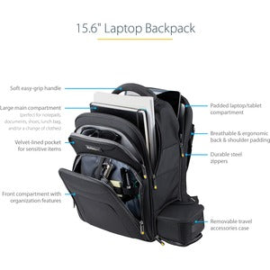 15.6" Laptop Backpack W/ Tablet Pocket